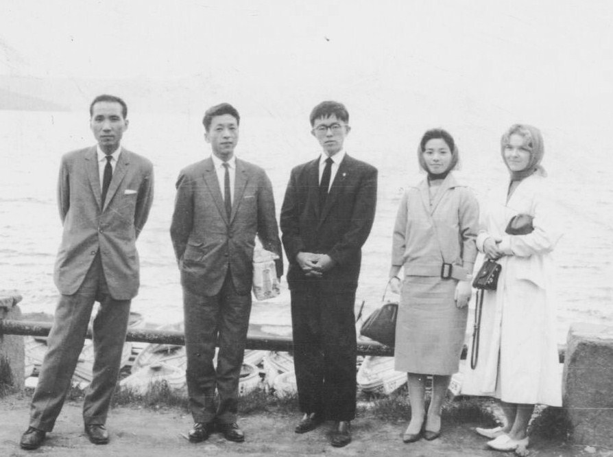 (左から）清水CP、田崎先生、小林昭美さん、山路家子さん、キャンベルさん